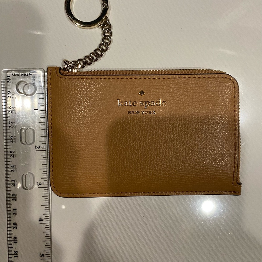 Kate Spade Madison L-Zip tan NWT